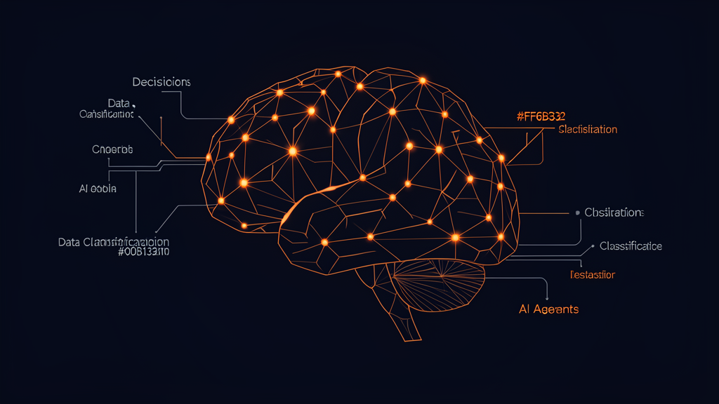 AI agent neural network visualization